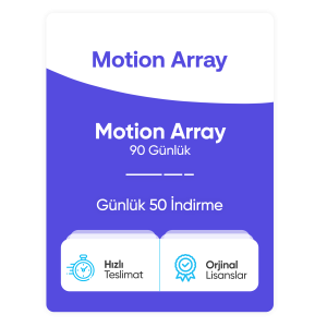 Motion Array – 90 Günlük